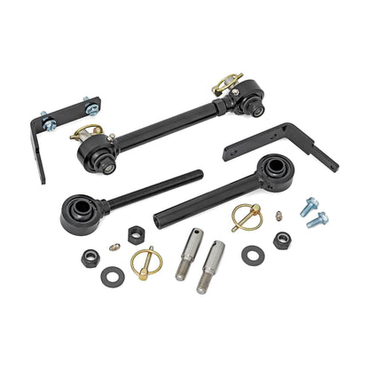 ROUGH COUNTRY Quick Disconnect Sway Links | 3.5-6 Inch Lift | Jeep Gladiator JT/Wrangler JK/Wrangler Unlimited  | 11020