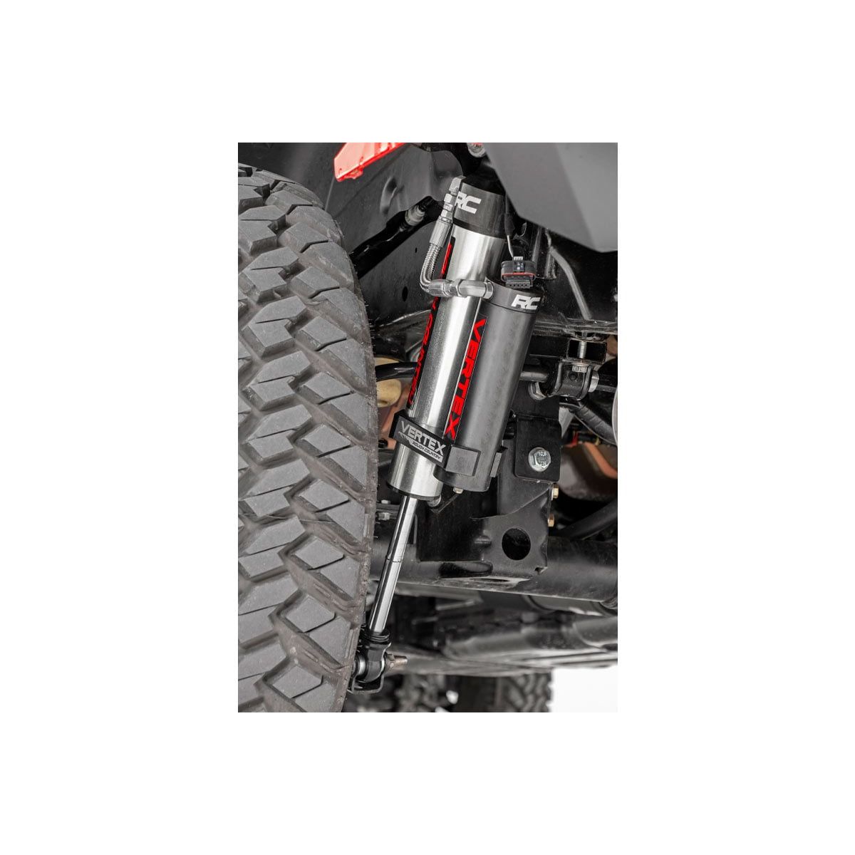 ROUGH COUNTRY Vertex 2.5 Adjustable Rear Shocks | 3.5-4.5" | Jeep Wrangler JL (18-25)/Wrangler Unlimited (18-25)  | 699007