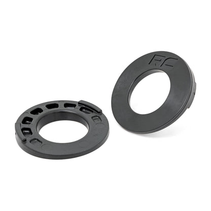 ROUGH COUNTRY Rear Coil Spring Correction Plates | Jeep Wrangler JK/Wrangler Unlimited (07-18) | 1113