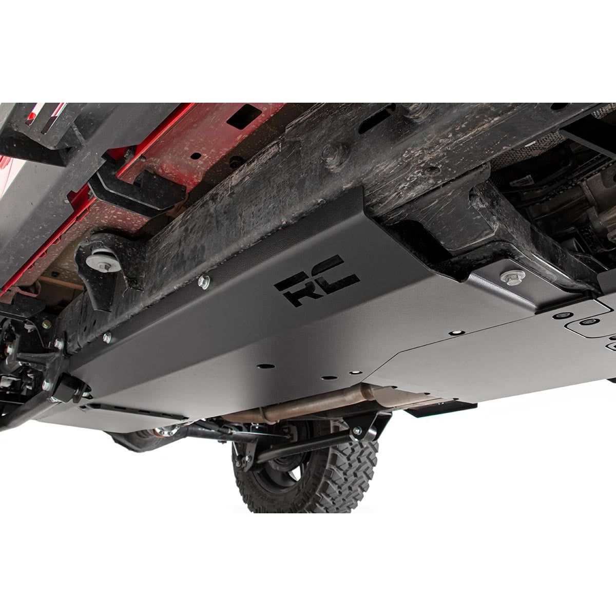 ROUGH COUNTRY Skid Plate Combo | 3.6L | Engine | T-Case | Gas | Jeep Wrangler Unlimited (18-19) | 10608
