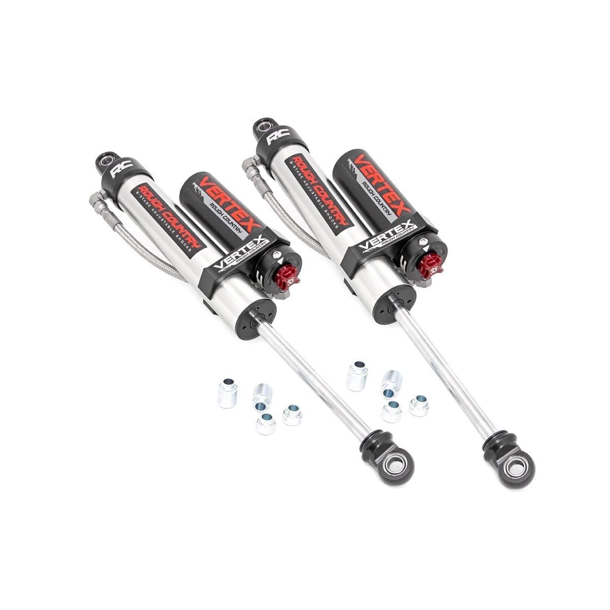 ROUGH COUNTRY Vertex 2.5 Adjustable Rear Shocks | 3.5-4.5" | Jeep Wrangler JL (18-25)/Wrangler Unlimited (18-25)  | 699007