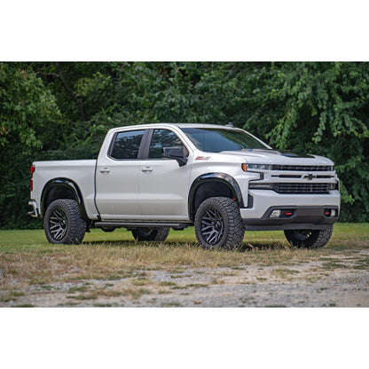 ROUGH COUNTRY Hood Scoop | GXP Lakeshore Blue | Chevy Silverado 1500 2WD/4WD (2019-2026 & Classic) | HS10010-GXP