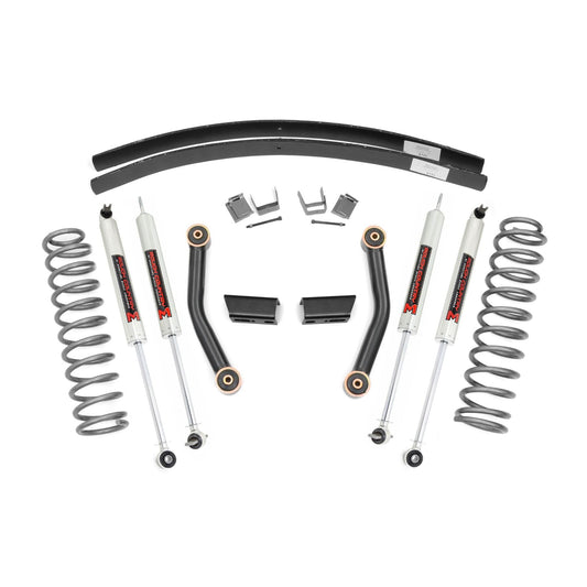 ROUGH COUNTRY 3 Inch Lift Kit | SII | RR AAL | M1 | Jeep Cherokee XJ 2WD/4WD (1984-2001) | 67041