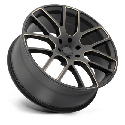 Black Rhino Hard Alloys KUNENE MATTE BLACK W/ DARK TINT MILLED SPOKES