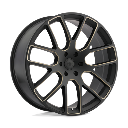 Black Rhino Hard Alloys KUNENE MATTE BLACK W/ DARK TINT MILLED SPOKES