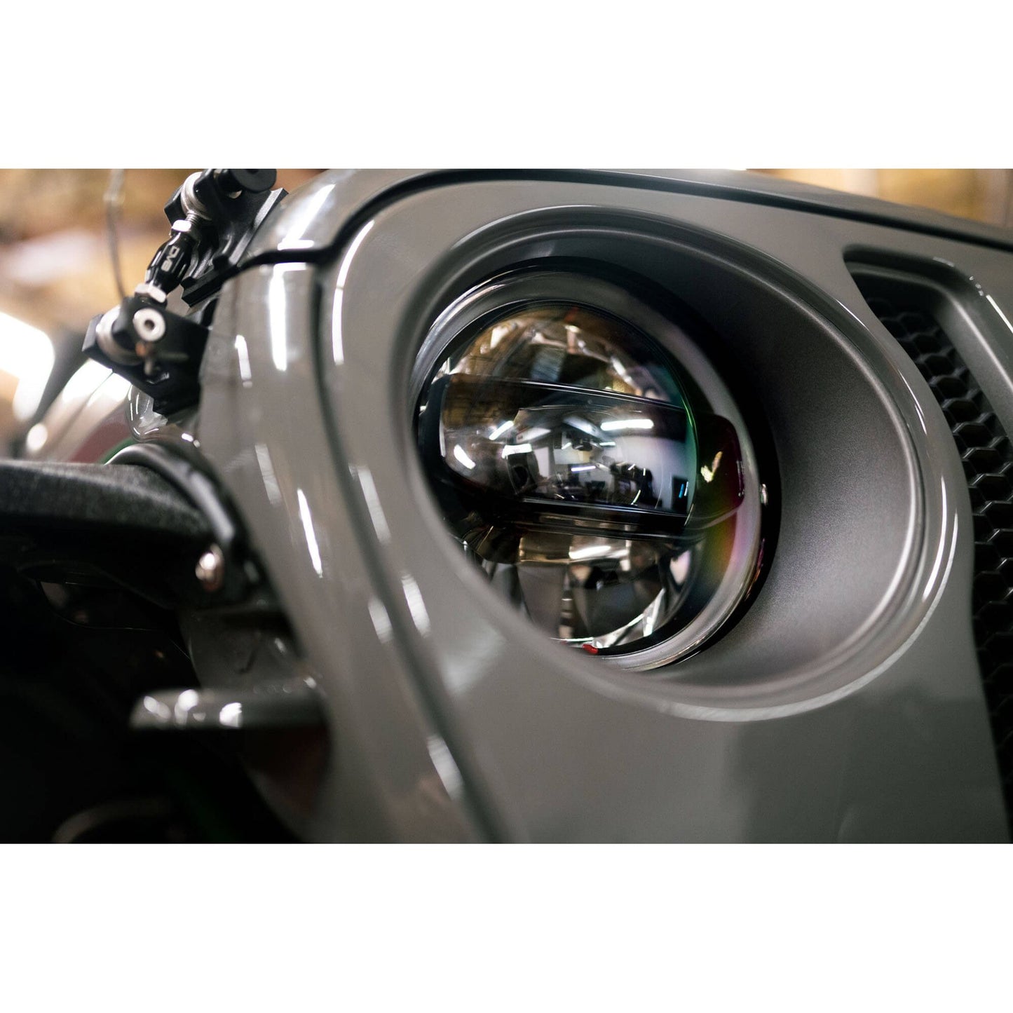 DV8 Off-Road 2018-2024 Jeep JL & 2020-2024 Jeep JT LED Headlights | Black C3| HLCJL-02