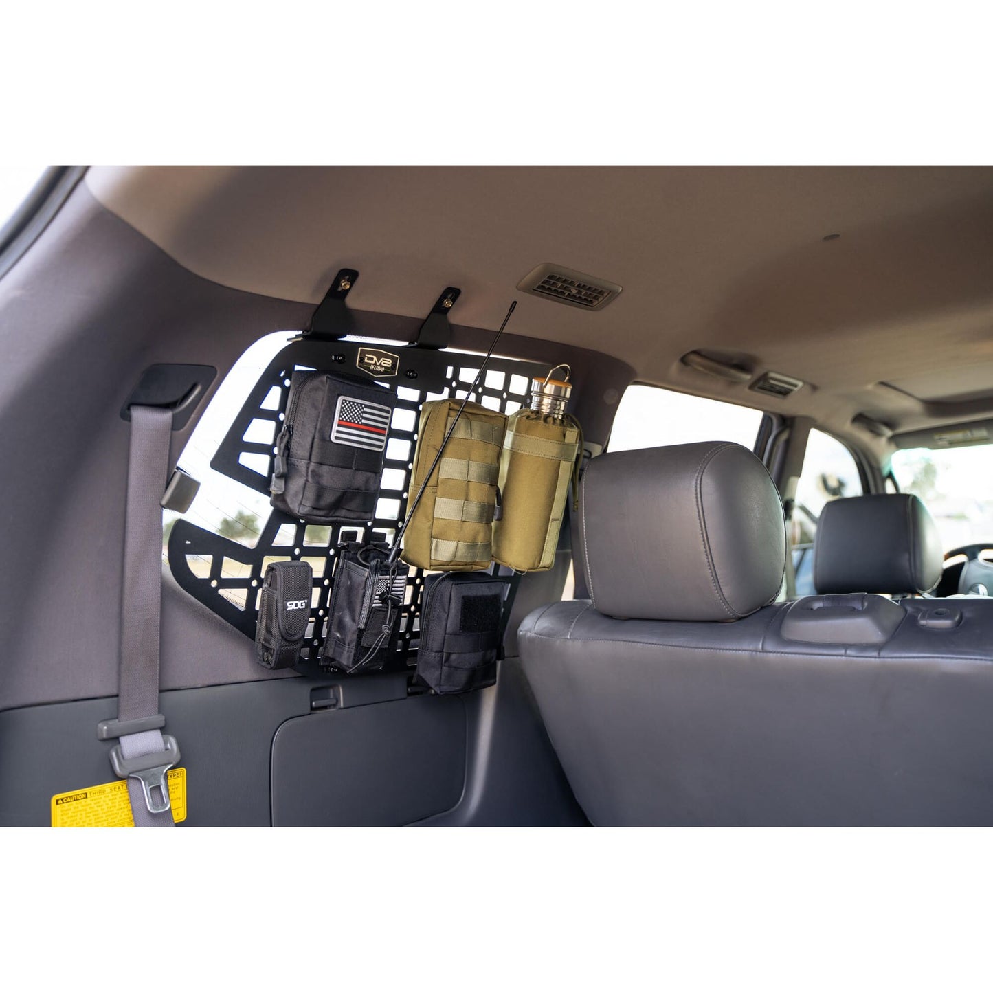 DV8 Off-Road 2003-2009 Lexus GX 470 | Rear Window Molle Storage Panels C3| MPGX-01