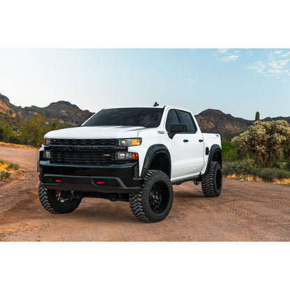 ROUGH COUNTRY Fender Flares | Defender | Chevy Silverado 1500 2WD/4WD (2019-2026 & Refresh) | A-C12211