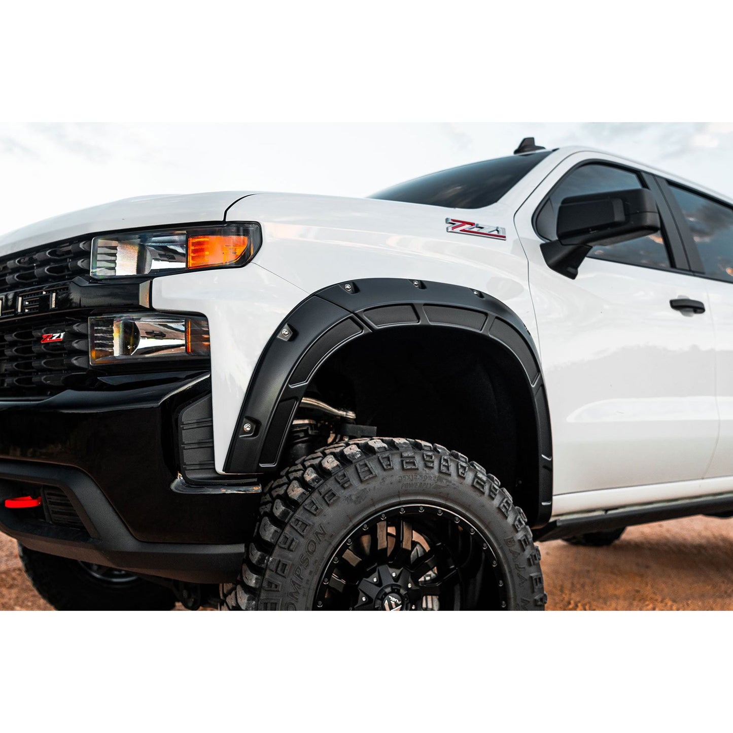 ROUGH COUNTRY Fender Flares | Defender | Chevy Silverado 1500 2WD/4WD (2019-2026 & Refresh) | A-C12211