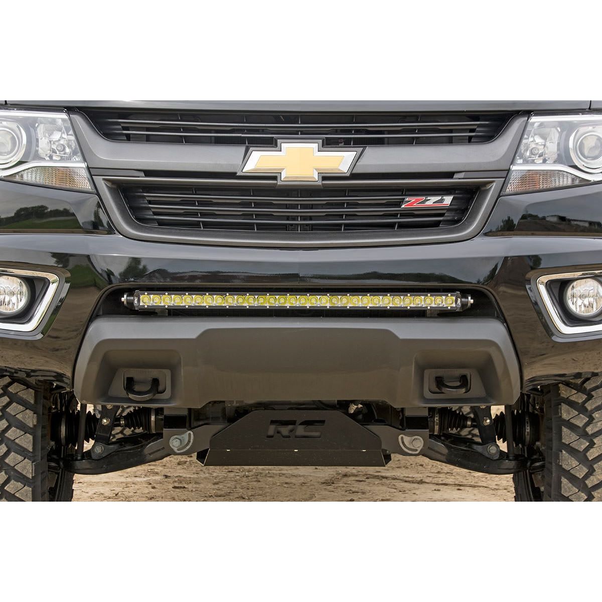 ROUGH COUNTRY LED Light Mount | Bumper | 30" | Chevy/GMC Canyon/Colorado 2WD/4WD (15-22) | 70536