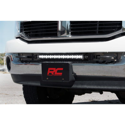 ROUGH COUNTRY LED Light Kit | Bumper Mount | 20" Black Single Row | Ram 2500/3500 (10-18) | 70568BL