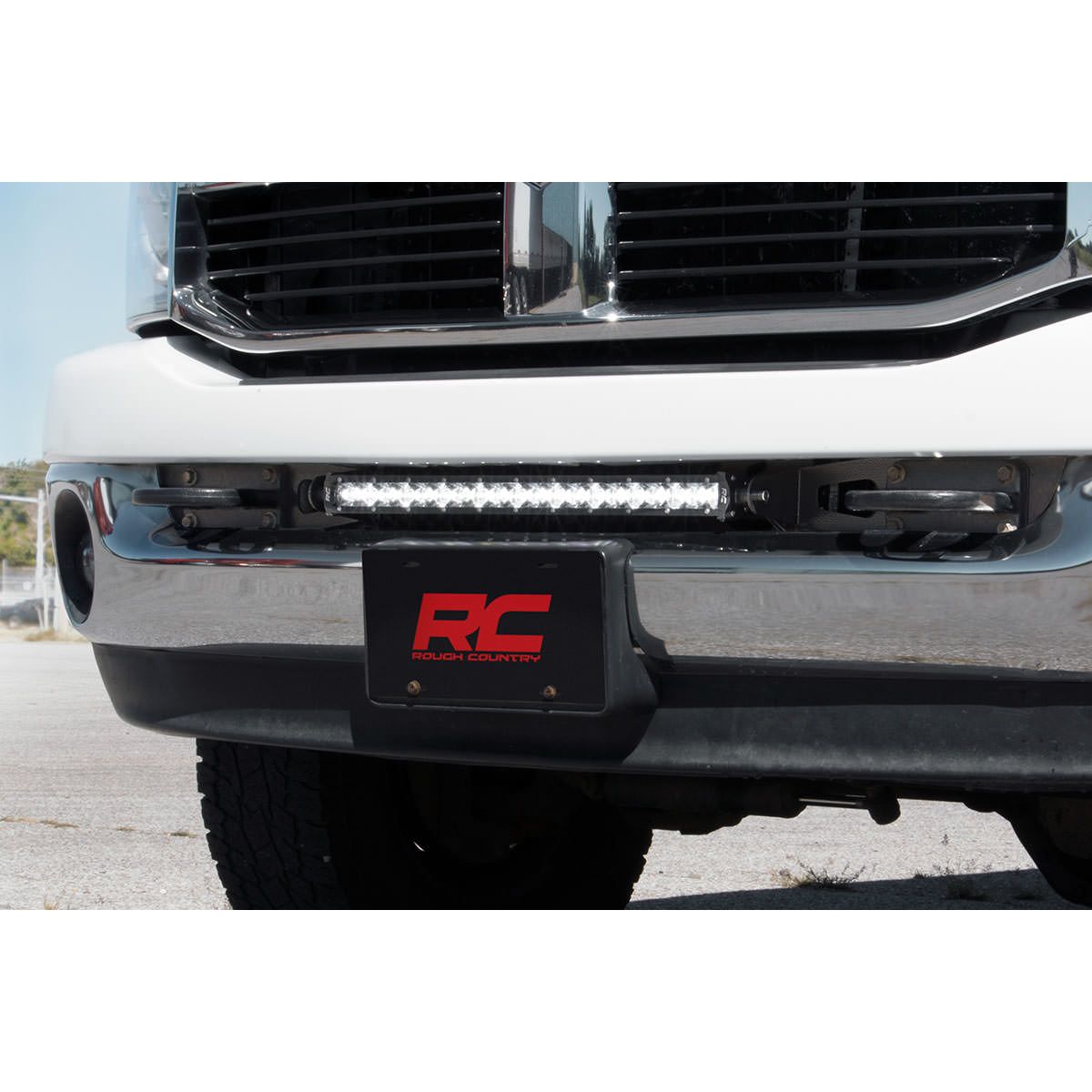 ROUGH COUNTRY LED Light Kit | Bumper Mount | 20" Spectrum Single Row | Ram 2500/3500 (10-18) | 80568