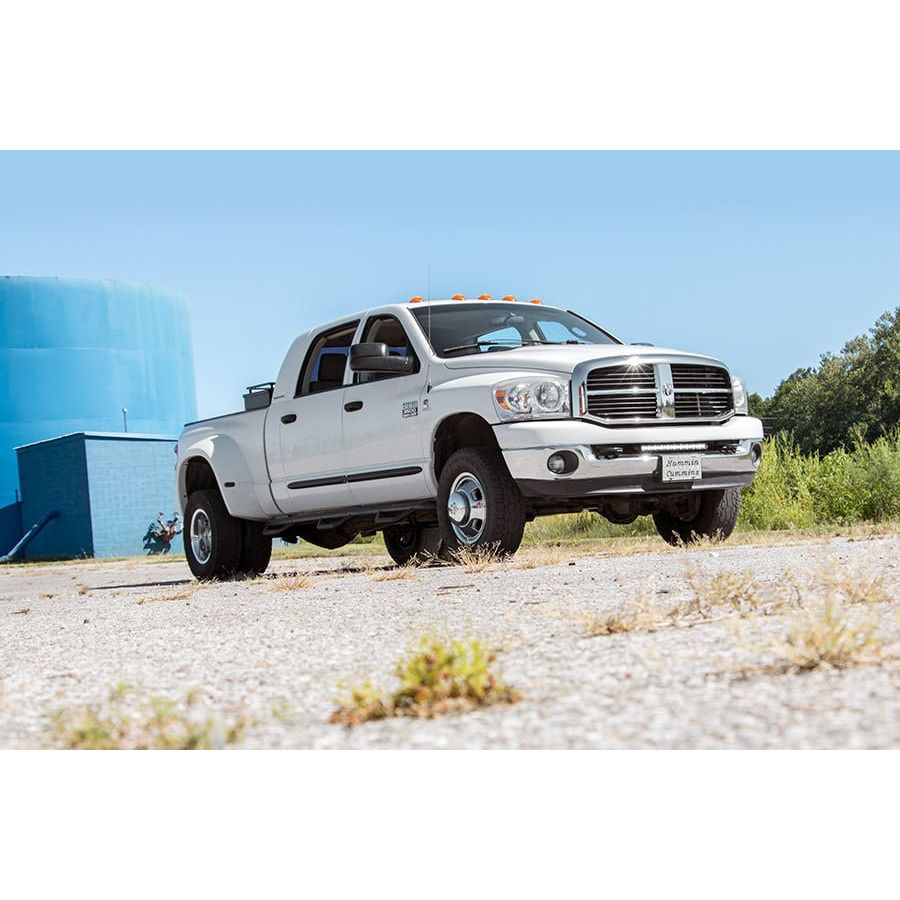 ROUGH COUNTRY LED Light Kit | Bumper Mount | 20" Black Single Row | Ram 2500/3500 (10-18) | 70568BL