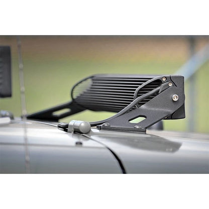 ROUGH COUNTRY LED Light Mount | Hood | 20" | Jeep Wrangler JK/Wrangler Unlimited  (07-18) | 70533