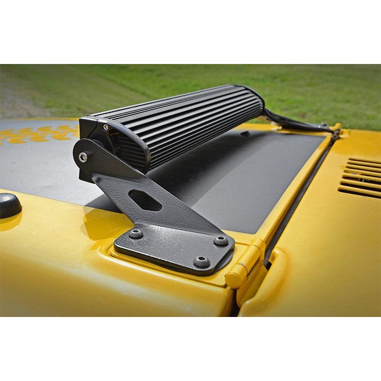 ROUGH COUNTRY LED Light Mount | Hood | 20" | Jeep Wrangler TJ (97-06)/Wrangler Unlimited (04-06)  | 70210