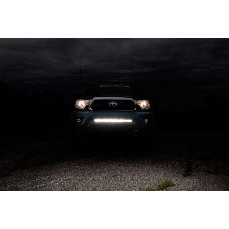 ROUGH COUNTRY LED Light Mount | Lower Grill | 30" | Toyota Tacoma 2WD/4WD (2005-2015) | 70542