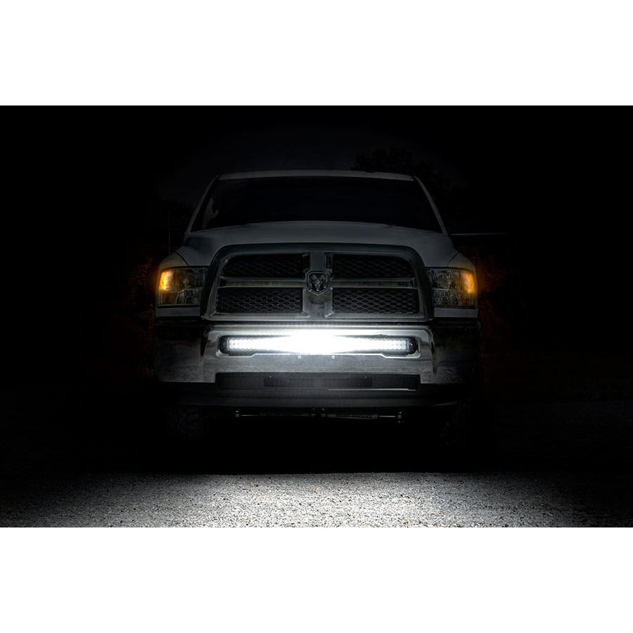 ROUGH COUNTRY LED Light Kit | Bumper Mount | 40" Black Dual Row | Ram 2500/3500 4WD (10-18) | 70570B