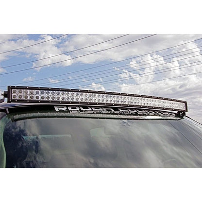 ROUGH COUNTRY LED Light Mount | Upper Windshield | 50" Curved | Chevy/GMC 1500/1500 SUV/2500HD/3500HD (07-14) | 70507