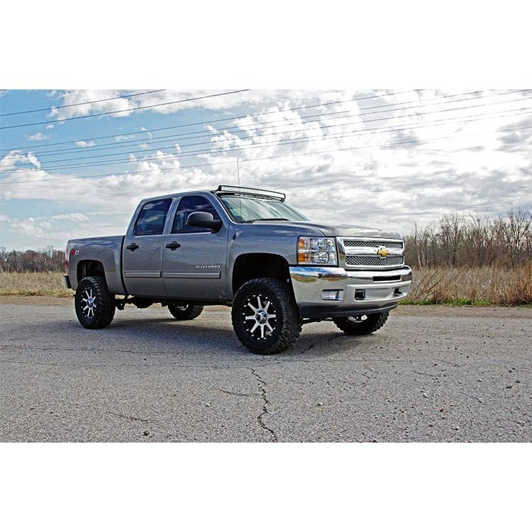 ROUGH COUNTRY LED Light Mount | Upper Windshield | 50" Curved | Chevy/GMC 1500/1500 SUV/2500HD/3500HD (07-14) | 70507
