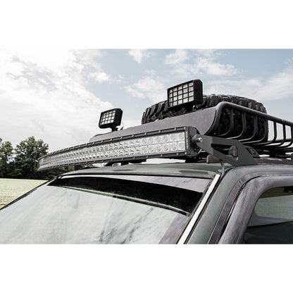 ROUGH COUNTRY LED Light Mount | Upper Windshield | 50" Curved | Jeep Grand Cherokee ZJ (93-98) | 70567