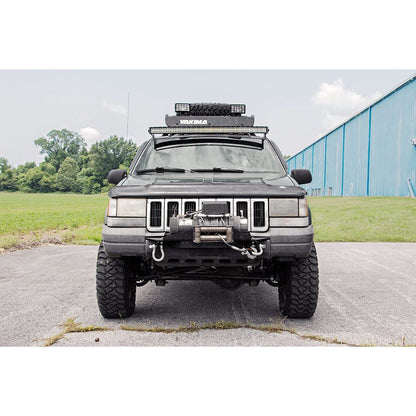 ROUGH COUNTRY LED Light Mount | Upper Windshield | 50" Curved | Jeep Grand Cherokee ZJ (93-98) | 70567