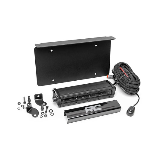 ROUGH COUNTRY LED Light Kit | License Plate Mount | 8" Single Row Black Series | 70183