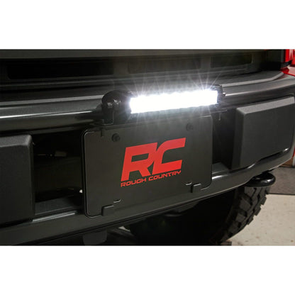 ROUGH COUNTRY LED Light Kit | License Plate Mount | 8" Single Row Black Series | 70183