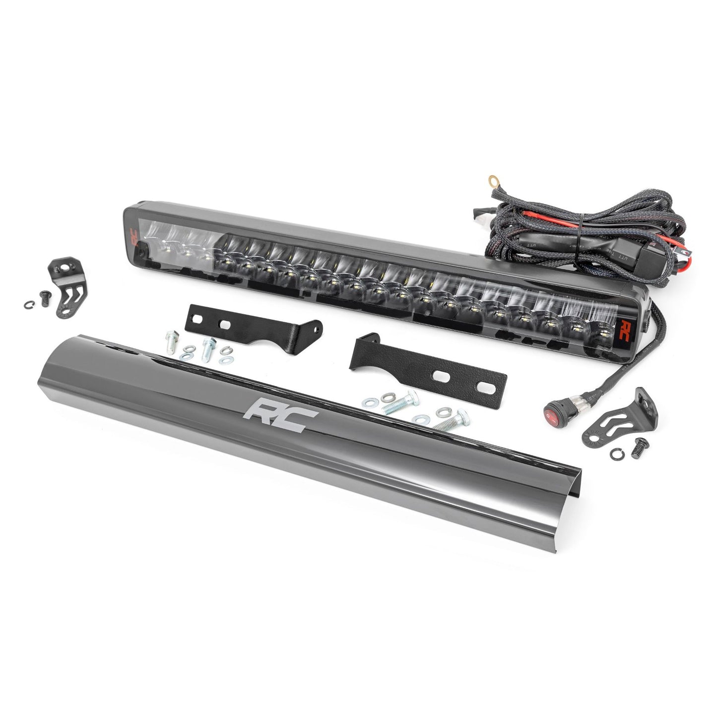 ROUGH COUNTRY LED Light Kit | Bumper Mount | 20" Spectrum Dual Row | Jeep Grand Cherokee WK2 (11-20) | 80773
