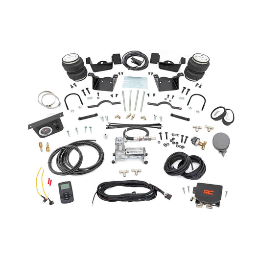 ROUGH COUNTRY Air Spring Kit w/compressor | Wireless Controller | Chevy/GMC 2500HD/3500HD (20-25) | 10034WC