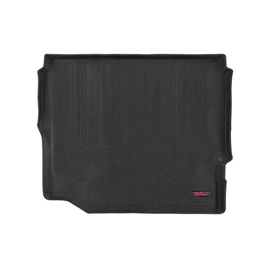 ROUGH COUNTRY Rear Cargo Mat | W/O Sub | Jeep Wrangler Unlimited 4WD (2018-2025) | M-6125