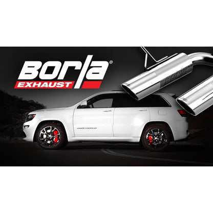 BORLA 2012-2014 Jeep Grand Cherokee SRT-8 Axle-Back Exhaust System S-Type Part # 11826