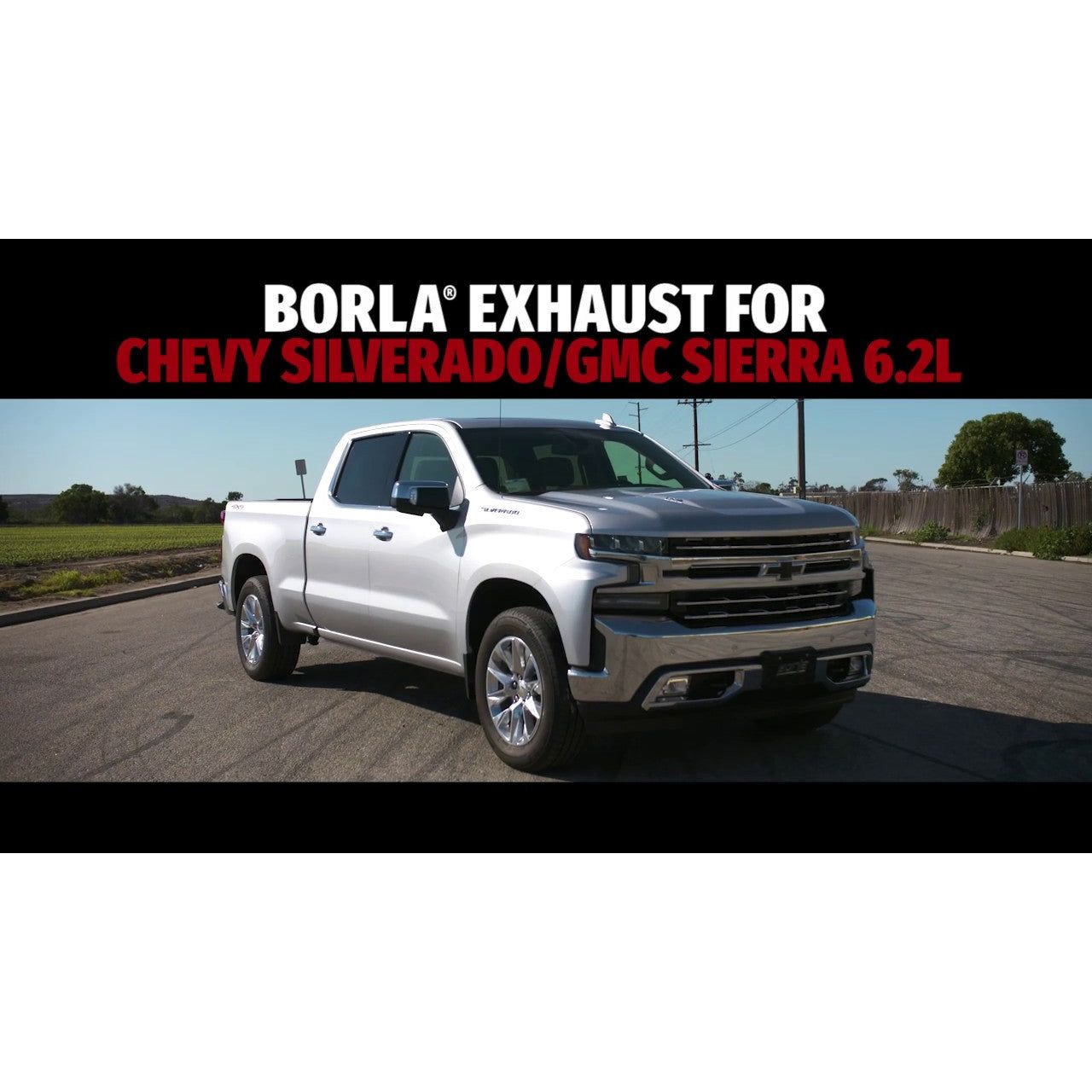 BORLA 2019-2023 Chevrolet Silverado 1500 Cat-Back Exhaust System Touring Part # 140772BC