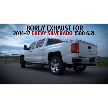 BORLA 2014-2018 Chevrolet Silverado 1500 Cat-Back Exhaust System Touring Part # 140570