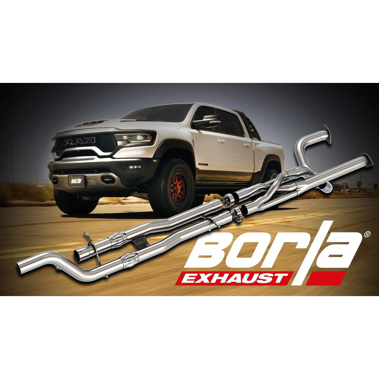 BORLA 2021-2024 Ram 1500 TRX Mid-Section Exhaust System ATAK Part # 60717