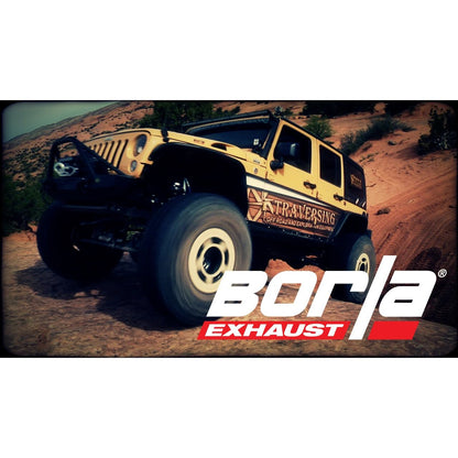 BORLA 2012-2018 Jeep Wrangler Cat-Back Exhaust System S-Type Part # 140479BC