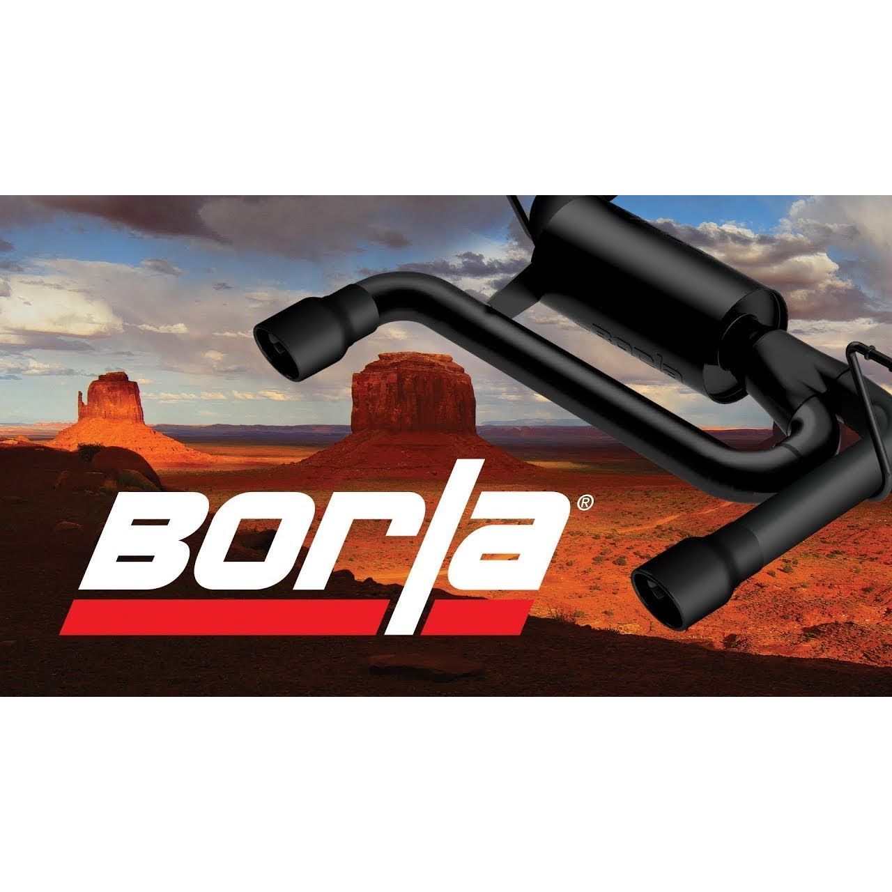 BORLA 2018-2024 Jeep Wrangler Axle-Back Exhaust System Touring Part # 11955