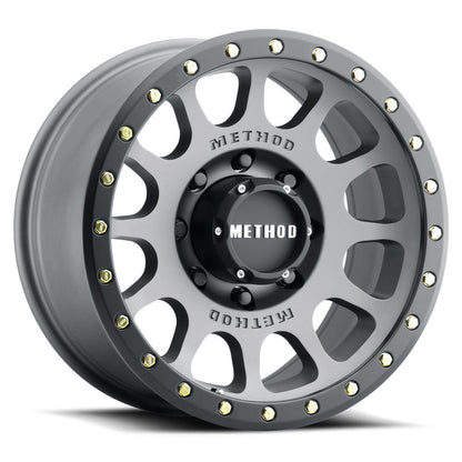 Method Wheels 305
NV Titanium - Matte Black Lip