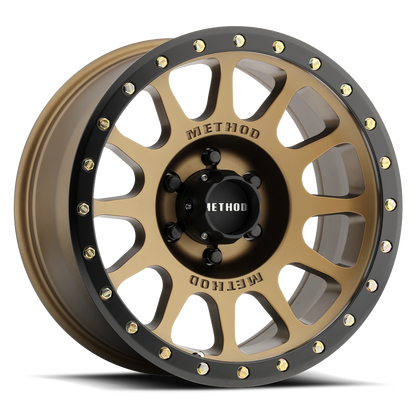 Method Wheels 305
NV Method Bronze® - Matte Black Lip