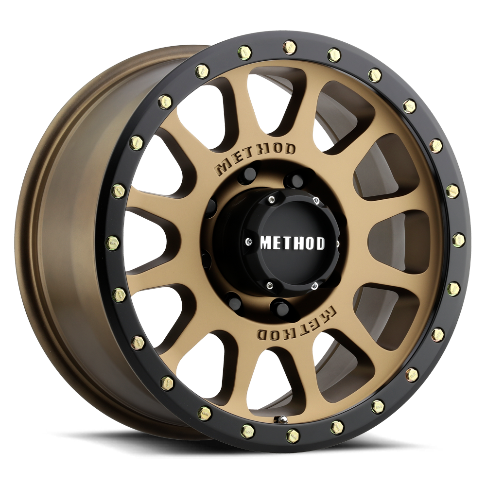 Method Wheels 305
NV Method Bronze® - Matte Black Lip