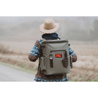 ROUGH COUNTRY Insulated Backpack Cooler | 24 Cans | Waterproof | 99032