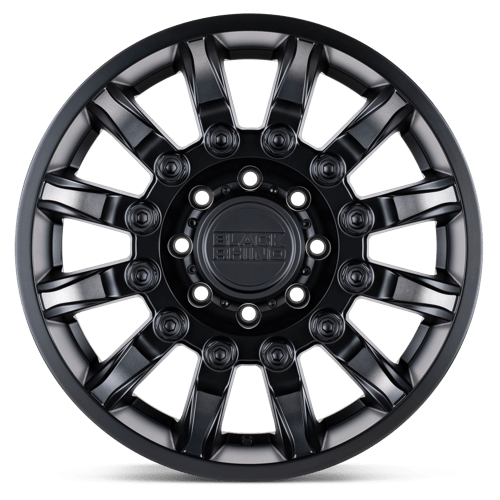 Black Rhino Hard Alloys MISSION MATTE BLACK W/ MACHINED TINTED SPOKES