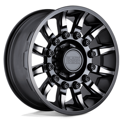 Black Rhino Hard Alloys MISSION MATTE BLACK W/ MACHINED TINTED SPOKES