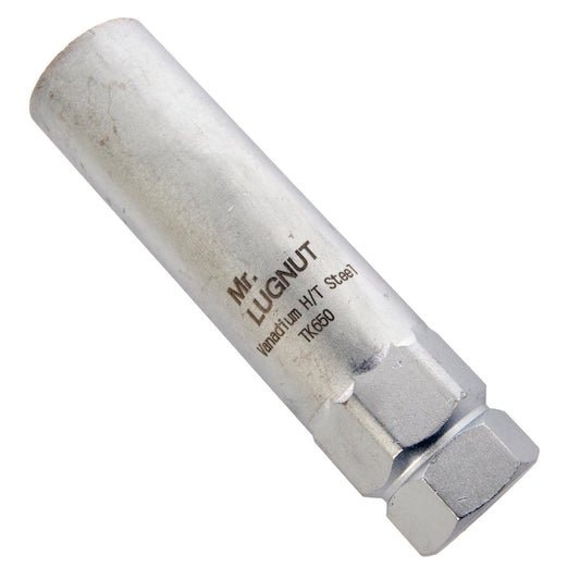 MR LUG NUT |Replacement Key 7 Spline Tuner Key Lock Lug Nut Silver Finish | TK650