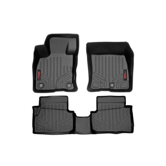 ROUGH COUNTRY Floor Mats | Front and Rear | Ford Maverick 2WD/4WD (2022-2025) | M-51100