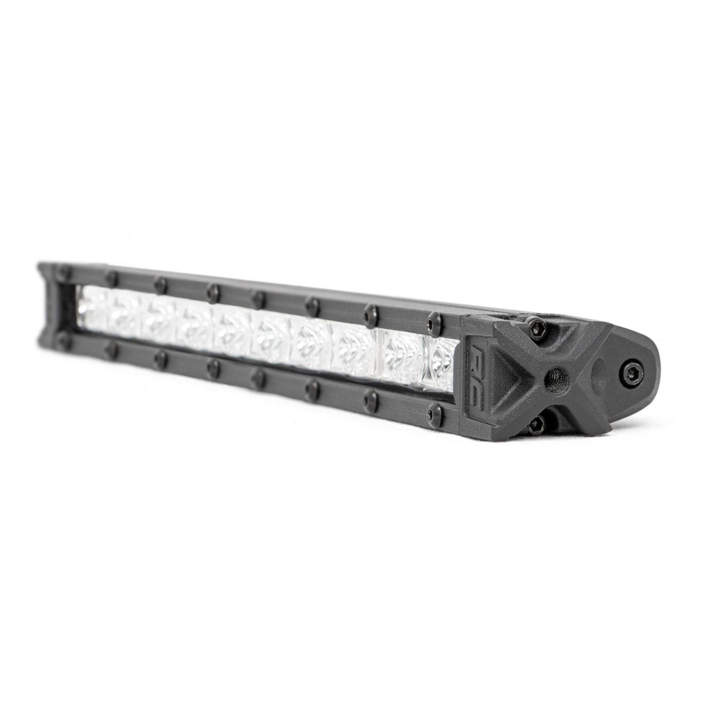 ROUGH COUNTRY 10 Inch Chrome Series LED Light Bar | Slim Line | Pair | 70410A