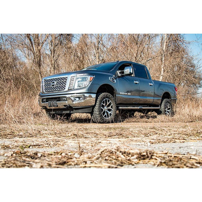ROUGH COUNTRY 2 Inch Lift Kit | Red Spacers | Nissan Titan XD 2WD/4WD (2016-2024) | 868RED