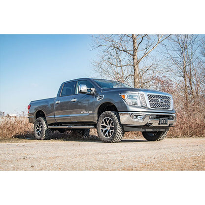 ROUGH COUNTRY 2 Inch Lift Kit | Red Spacers | Nissan Titan XD 2WD/4WD (2016-2024) | 868RED