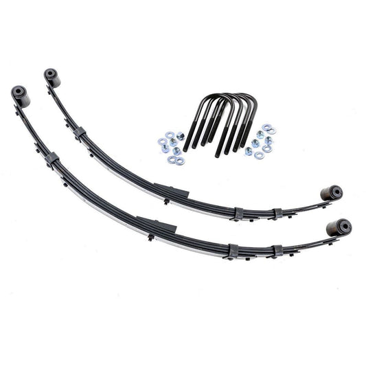 ROUGH COUNTRY Rear Leaf Springs | 4" Lift | Pair | Jeep Wrangler YJ 4WD (1987-1995) | 8011Kit