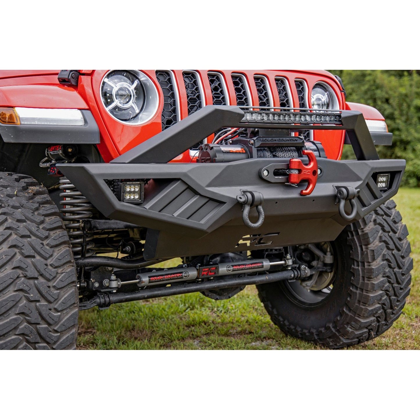ROUGH COUNTRY Winch Cleat (Red) | RS175R