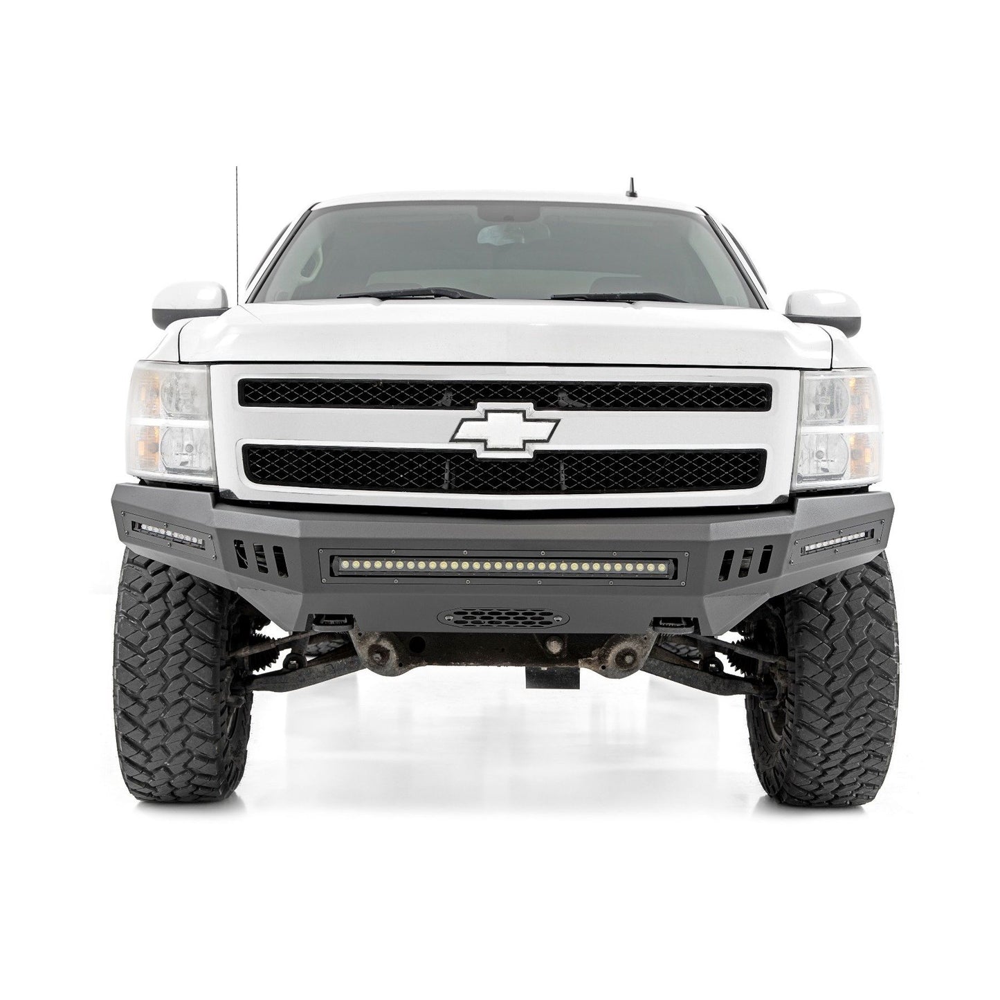 ROUGH COUNTRY Front High Clearance Bumper | Chevy Silverado 1500 2WD/4WD (2007-2013) | 10910